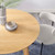 Vision 45" Round Dining Table - Oak EEI-3751-OAK