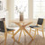 Crossroads 47" Round Wood Dining Table - Oak EEI-3847-OAK