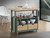 24" X 43" X 35" Natural Green Wood Casters Kitchen Cart (347570)