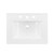 Steamforge 24" Bathroom Vanity - White Black EEI-6413-WHI-BLK