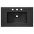 Steamforge 30" Bathroom Vanity - Black Black EEI-6416-BLK-BLK