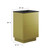 Quantum 24" Bathroom Vanity - Black Gold EEI-6426-BLK-GLD