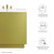 Quantum 36" Bathroom Vanity - White Gold EEI-6429-WHI-GLD
