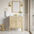 Elysian 30" Wood Bathroom Vanity - White Burl EEI-6443-WHI-BUR