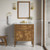 Elysian 30" Wood Bathroom Vanity - White Brown EEI-6444-WHI-BRN