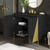 Alchemist 36" Bathroom Vanity - Black Black EEI-6465-BLK-BLK