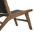 Saorise Wood Accent Lounge Chair - Walnut Black EEI-6542-WAL-BLK