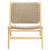 Saorise Wood Accent Lounge Chair - Natural Natural EEI-6543-NAT-NAT