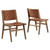 Saorise Wood Dining Side Chair - Set Of 2 - Walnut Brown EEI-6544-WAL-BRN