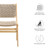 Saorise Wood Dining Side Chair - Natural Natural EEI-6545-NAT-NAT