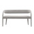 Pinnacle Boucle Fabric Accent Bench - Taupe EEI-6571-TAU