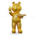Cosmic Dj Astronaut Statue Gold (12024351)