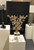 Gold Leafs Lamp With Black Shade (12019275)