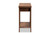 Herman Modern and Contemporary Walnut Brown Finished Wood 1-Drawer Console Table FP-03-Walnut-Console