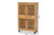 Fernanda Modern and Contemporary Oak Brown Finished Wood 4-Door Shoe Storage Cabinet SC864574 A-Wotan Oak