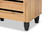 Gisela Modern and Contemporary Oak Brown Finished Wood 3-Door Shoe Storage Cabinet SC865513M-Wotan Oak