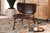Marcos Mid-Century Modern Dark Brown Faux Leather Effect and Walnut Brown Finished Wood Living Room Accent Chair WM5002-Dark Brown/Walnut-CC