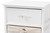 Madelia Modern and Contemporary White Finished Wood and 1-Drawer Storage Unit FZC190810-White