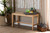Danyl Mid-Century Modern Oak Brown Finished Wood and Rattan Accent Bench SK9127-Oak/Rattan-Bench