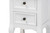 Caelan Classic and Traditional White Finished Wood 2-Drawer Nightstand FZC020117-White-NS