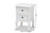 Caelan Classic and Traditional White Finished Wood 2-Drawer Nightstand FZC020117-White-NS