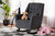 Elisa Modern and Contemporary Grey Fabric Upholstered and Dark Brown Finished Wood Rocking Chair HH-009-Velvet Grey-Rocking Chair