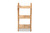 Barras Modern Bohemian Natural Brown Finished Rattan 3-Tier Display Shelf RBS014-Rattan-Shelf