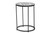 Kaden Modern And Contemporary Multi-Colored Glass And Black Metal Outdoor Side Table H01-104348 Mosaic Side Table