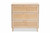 Sebille Mid-Century Modern Light Brown Finished Wood 3-Drawer Storage Chest With Natural Rattan LC21020906-Rattan-3DW-Chest