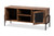 Valeska Modern Industrial Walnut Brown Finished Wood And Black Metal 2-Door Tv Stand NL2020307-TV Stand