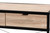 Grayer Modern Industrial Natural Brown Finished Wood And Black Metal 2-Drawer Desk NL2020510-Desk