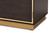 Cormac Mid-Century Modern Transitional Dark Brown Finished Wood And Gold Metal 2-Door Tv Stand LV28TV28120-Modi Wenge-TV