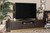 Cormac Mid-Century Modern Transitional Dark Brown Finished Wood And Gold Metal 2-Door Tv Stand LV28TV28120-Modi Wenge-TV