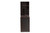 Millard Modern And Contemporary Dark Brown Finished Wood Wall-Mounted Folding Desk SR17010262-Dark Brown-Desk