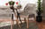 Jennifer Mid-Century Transitional Grey Woven Rope Mahogany Dining Side Chair Jennifer-Grey-DC-No Arm