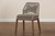 Jennifer Mid-Century Transitional Grey Woven Rope Mahogany Dining Side Chair Jennifer-Grey-DC-No Arm