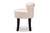 Cerise Classic And Traditional Small Beige Fabric Upholstered Accent Chair 1812-Beige-CC