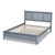Adela Modern And Contemporary Grey Finished Wood Full Size Platform Bed Adela-Gray-Full