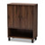 Rossin Modern And Contemporary Walnut Brown Finished 2-Door Wood Entryway Shoe Storage Cabinet ATSC1613-Columbia-Shoe Cabinet