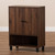 Rossin Modern And Contemporary Walnut Brown Finished 2-Door Wood Entryway Shoe Storage Cabinet ATSC1613-Columbia-Shoe Cabinet