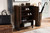 Rossin Modern And Contemporary Walnut Brown Finished 2-Door Wood Entryway Shoe Storage Cabinet ATSC1613-Columbia-Shoe Cabinet