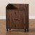 Rossin Modern And Contemporary Walnut Brown Finished 2-Door Wood Entryway Shoe Storage Cabinet With Open Shelf ATSC1614-Columbia-Shoe Cabinet