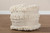 Bartow Moroccan Inspired Beige Handwoven Cotton Pouf Ottoman Bartow-Ivory-Pouf
