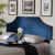 Avignon Modern And Contemporary Navy Blue Velvet Fabric Upholstered Queen Size Headboard BBT6566-Navy Blue-HB-Queen