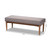 Arvid Mid-Century Modern Gray Fabric Upholstered Wood Dining Bench Bbt8051-Grey-Bench BBT8051-Grey-Bench By Baxton Studio