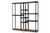 Gavin Modern And Contemporary Black Metal 10-Shelf Closet Storage Racking Organizer BH06/BH09/BH12-Black-Shelf