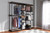 Gavin Modern And Contemporary Black Metal 10-Shelf Closet Storage Racking Organizer BH06/BH09/BH12-Black-Shelf