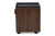 Rikke Modern And Contemporary Two-Tone Gray And Walnut Finished Wood 1-Drawer Nightstand BR3NT304-Columbia/Dark Grey-NS
