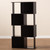 Riva Modern And Contemporary Dark Brown Finished Geometric Wood Bookshelf BS8000-Wenge-Shelf