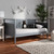 Cintia Cottage Farmhouse Grey Finished Wood Twin Size Daybed Cintia-Grey-Daybed